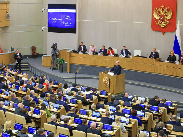 Мишустин представил в Государственной думе отчет о результатах деятельности Правительства