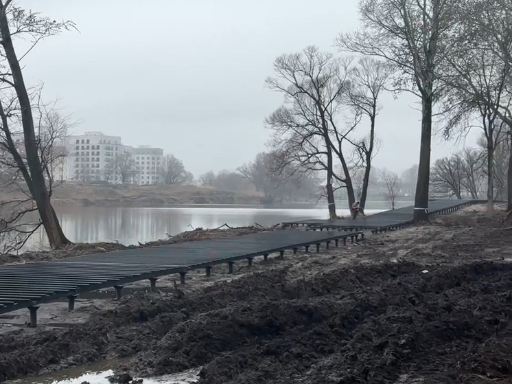 Гладков проверил ход благоустройства набережной «Берега» Белгорода