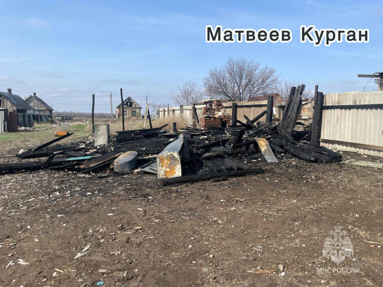 В Ростовской области из-за неисправных печей сгорели два дома