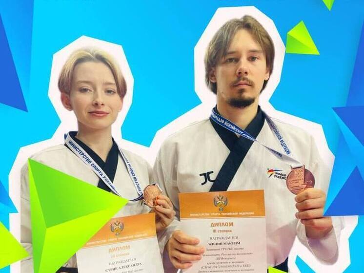 Спортсмены Хабаровского края завоевали бронзу на чемпионате и первенстве России по тхэквондо ВТФ