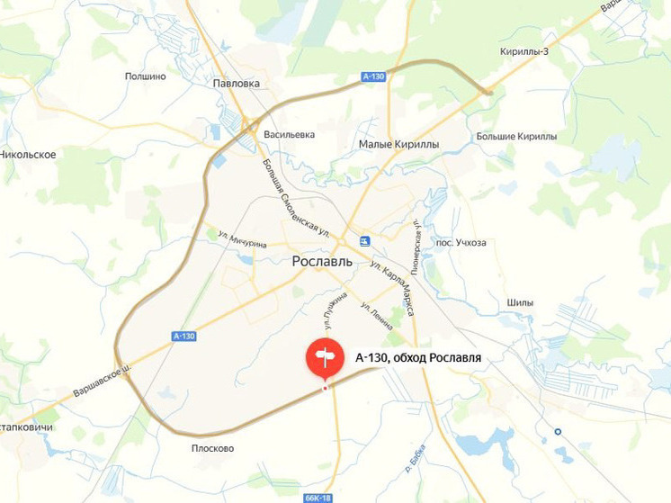 В этом году начнётся ремонт окружной дороги вокруг Рославля