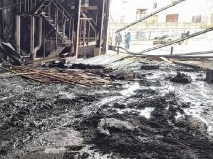 Специалисты прибудут в Петрозаводск для восстановления сгоревшего цеха завода