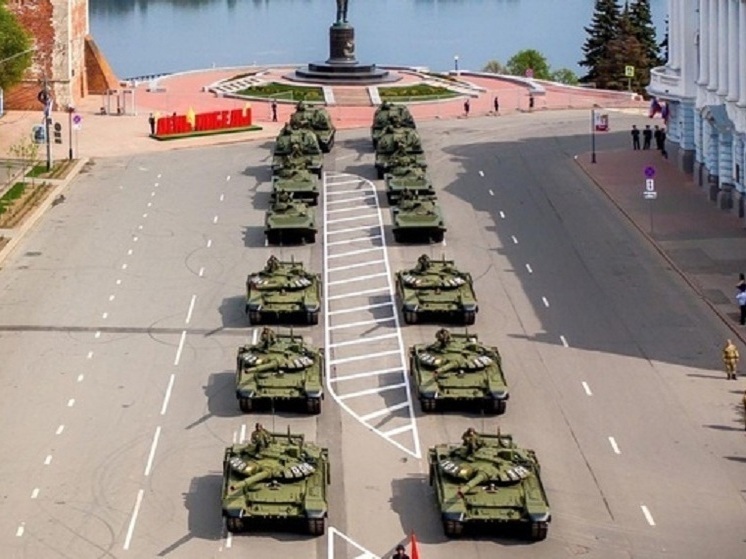 Центр Нижнего весь апрель будут перекрывать из-за репетиций парада