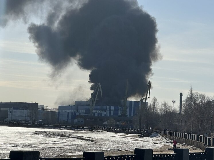 Последствия пожара на Онежском судостроительном заводе устранят за 3 месяца