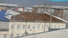 Ураган рвал крыши в Тайшете