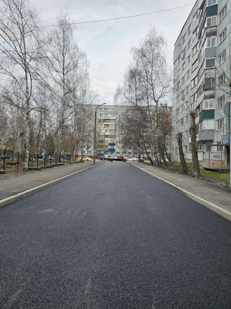 В Пензе завершился ремонт дорог и тротуаров в районе гимназии №13