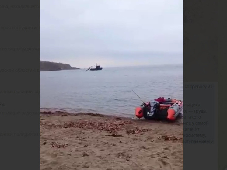 Рыбаки сообщили о варварском тралении у берегов популярной бухты близ Владивостока