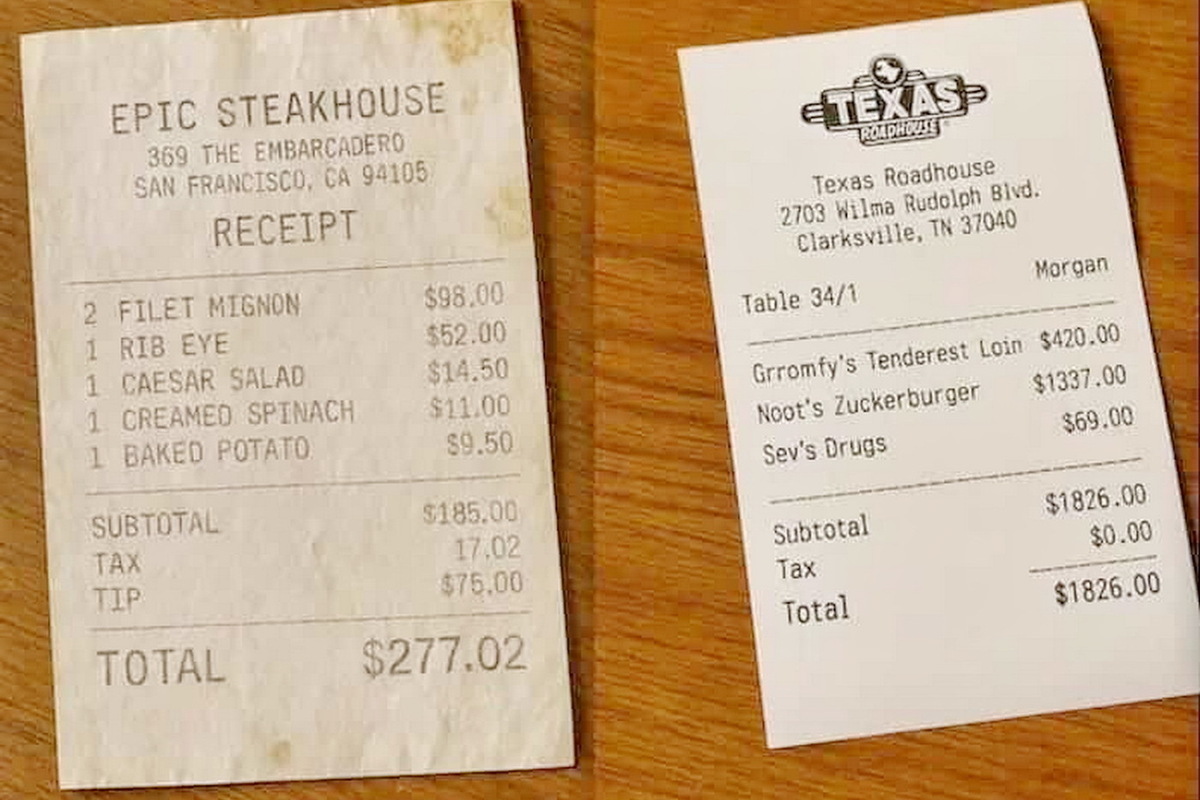 Поддельные чеки. Фото: Deedy Das/Х