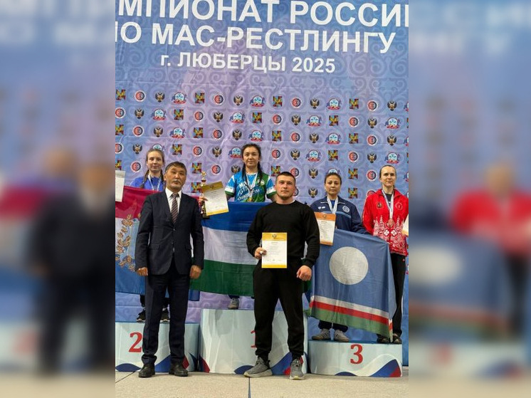 На чемпионате России по мас-рестлингу спортсмены из Башкирии завоевали три медали