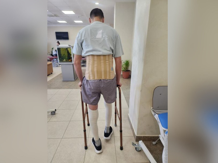 Реабилитологи из Башкирии поставили на ноги 30-летнего мужчину, пострадавшего в ДТП