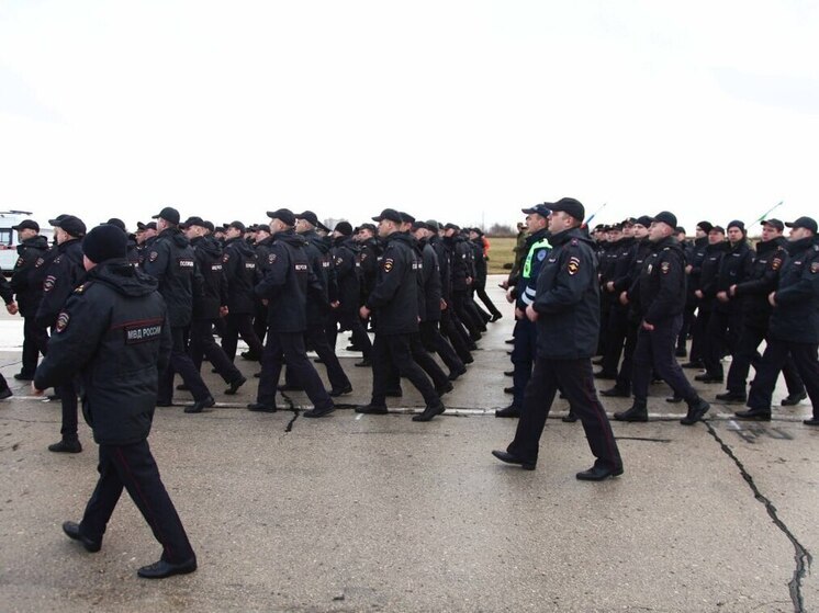 Тульские полицейские готовятся к параду Победы