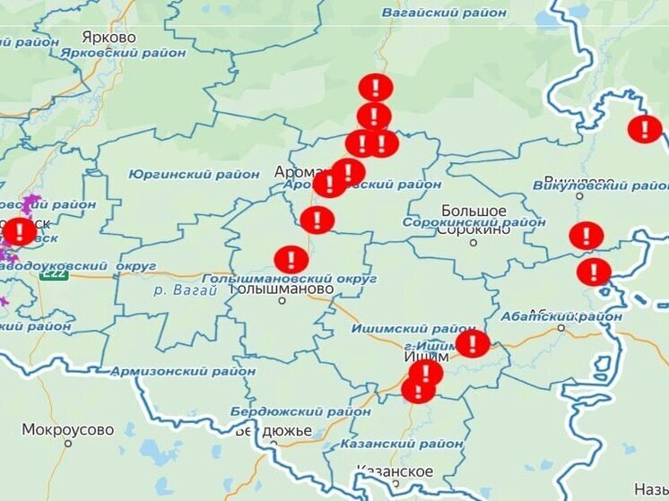 Дороги Тюменской области временно перекрыты из-за весеннего половодья