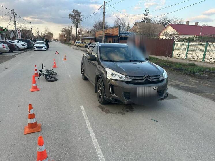 В Красногвардейском районе легковушка сбила ребенка на велосипеде