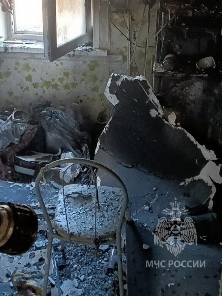 В Красноярске при пожаре погибла женщина