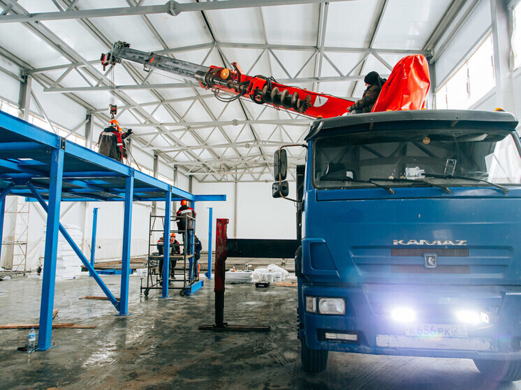 На 80% завершено строительство мусоросортировочного комплекса в Канашском округе