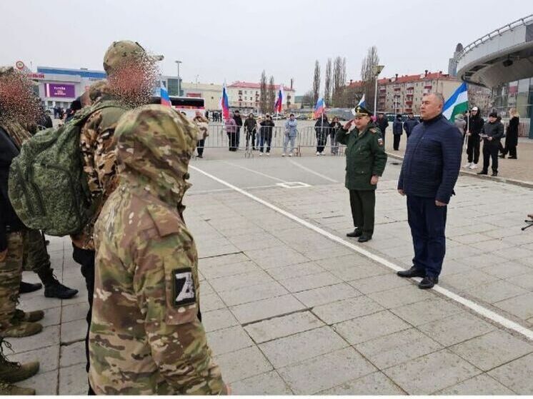 Из Уфы на передовую отправили группу участников СВО