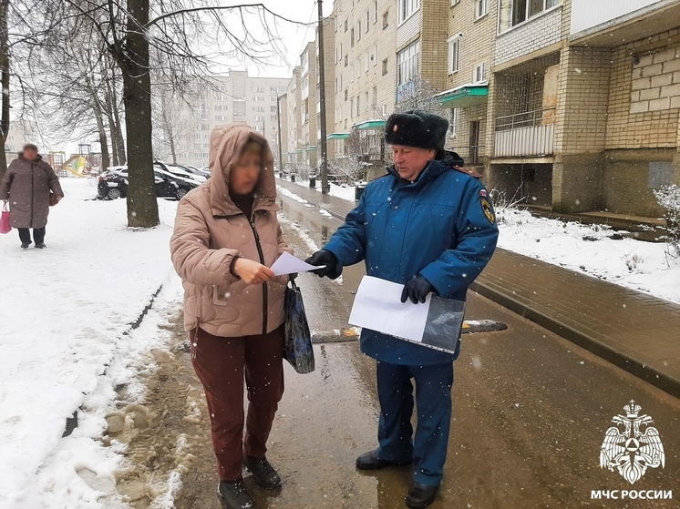 Сотрудники МЧС провели на Смоленщине профилактические рейды