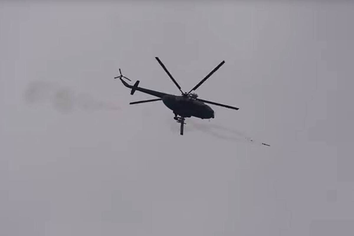 Украинский дрон вертолетного типа RZ-500. Фото: кадр из видео.