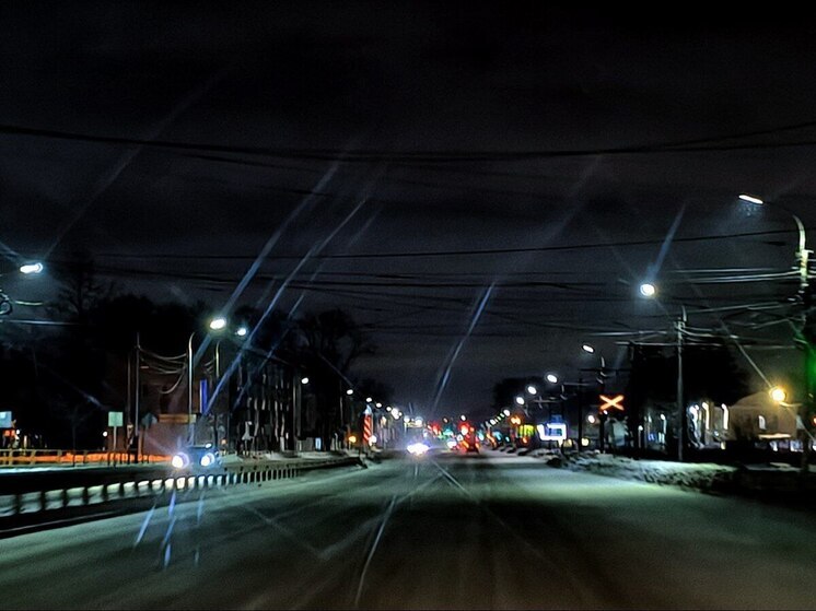 Мотоциклиста сбили на ночной улице Хабаровска