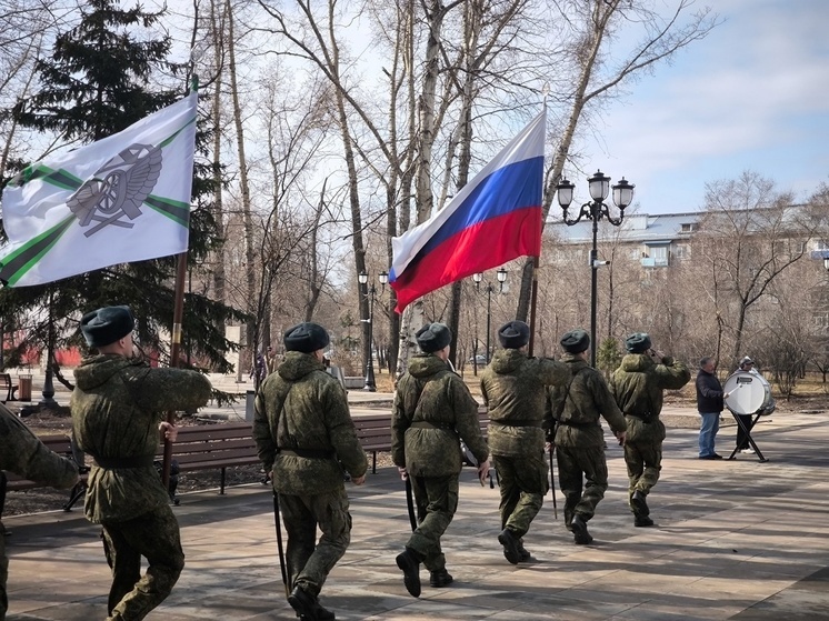 В столице Хакасии отрепетировали ритуал памяти у Вечного огня