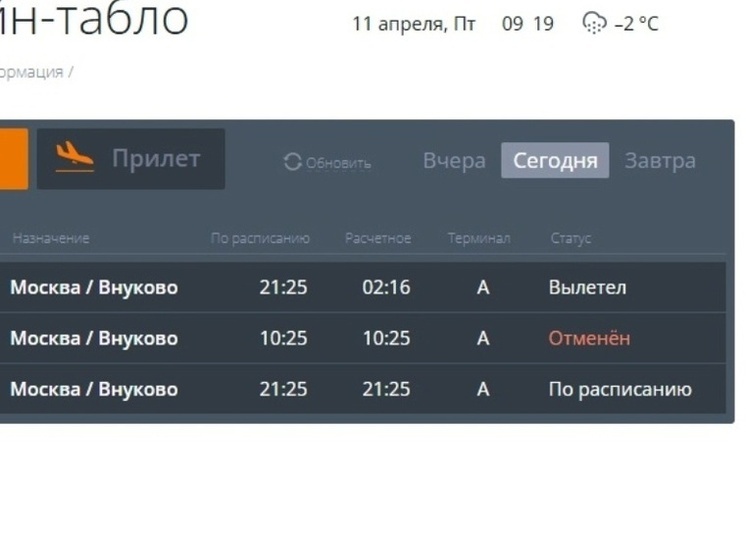 Из Москвы в Псков  никто сегодня не летит: рейс отменен