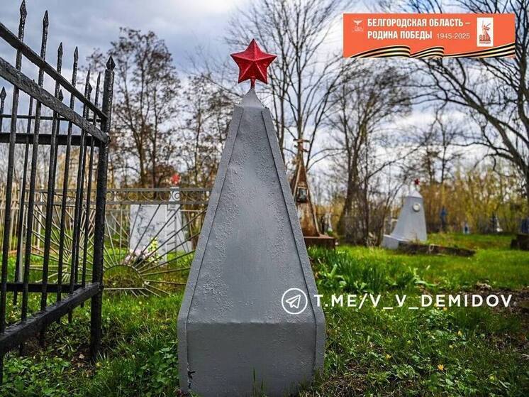 В Белгороде привели в порядок треть могил участников Великой Отечественной войны