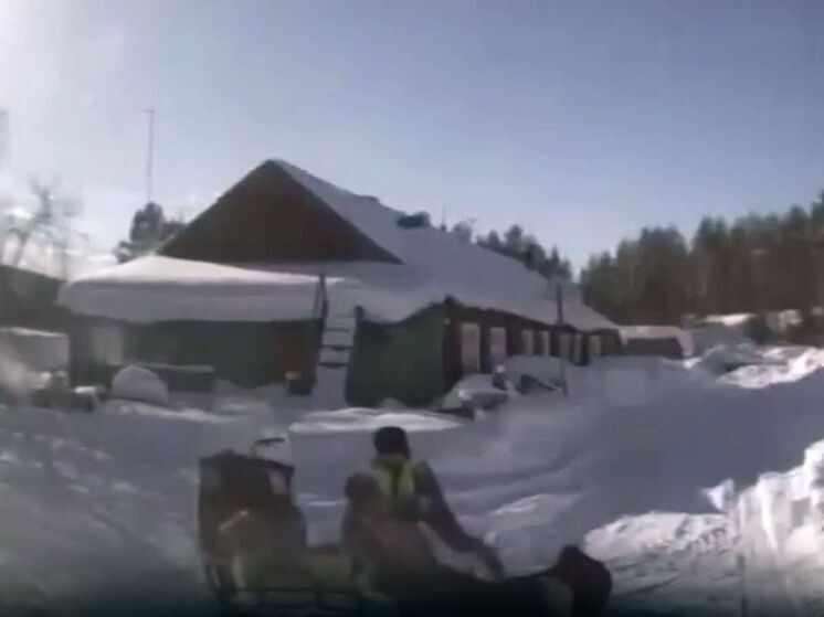 Пьяный водитель на снегоходе пытался убежать от полиции в Красноярском крае