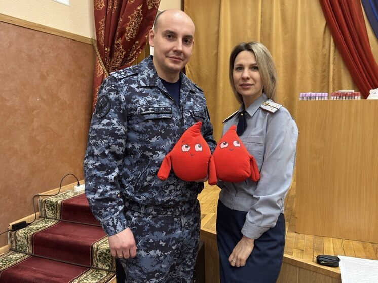 Калужские сотрудники УФСИН сдали кровь в рамках акции