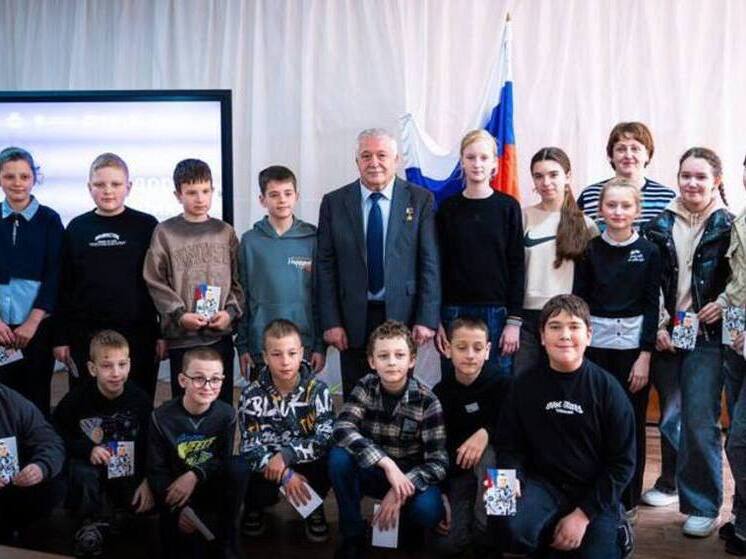 Мелитопольские школьники встретились с российским космонавтом
