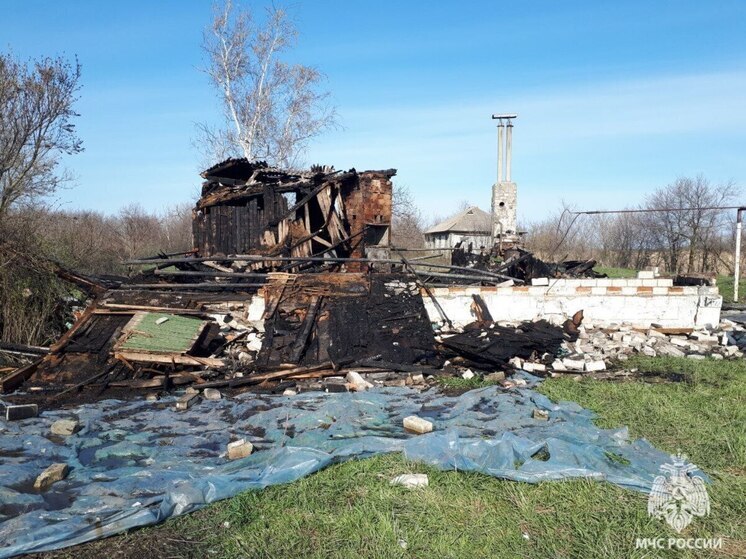 В Волгоградской области во время пожара погиб мужчина