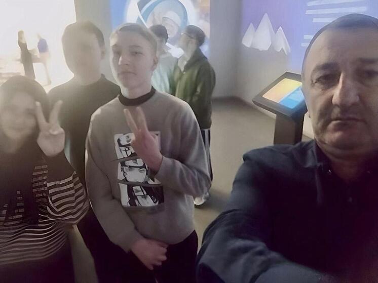 Дагестанский педагог и студенты колледжа ТИСУ побывали на космической выставке в Запорожской области