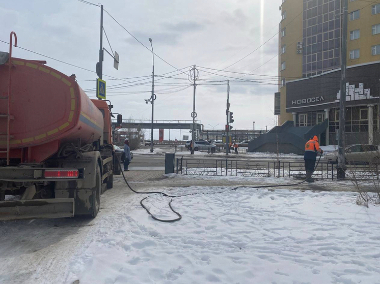 В Якутске за прошедшую неделю откачали более 8 кубометров талых вод