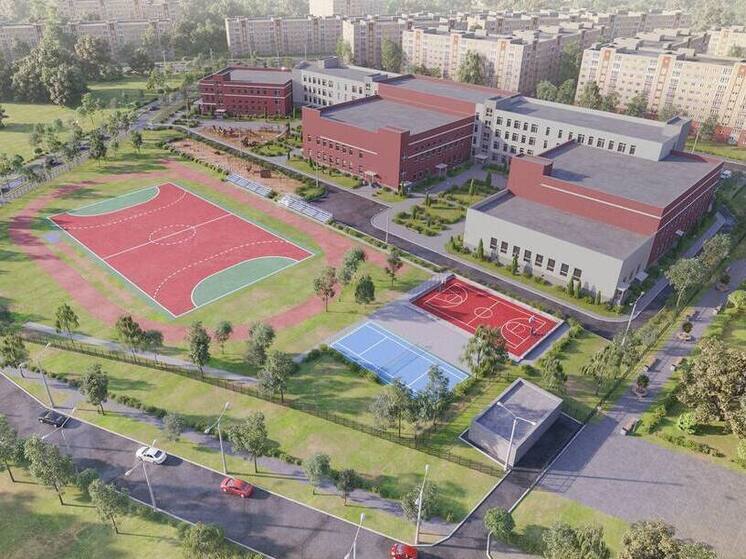 В Новом городе Чебоксар строят школу будущего на 1400 учеников