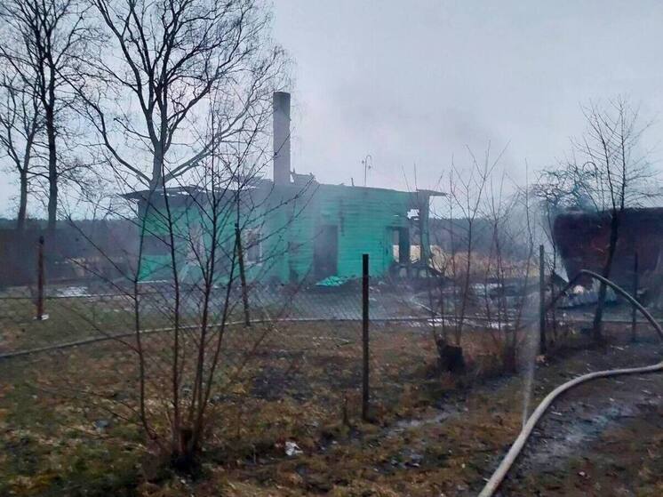 Поджог стал причиной пожара в Печорском округе