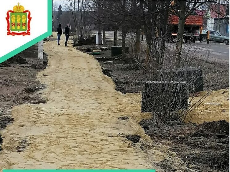 В Камешкире обновляют пешеходную зону по улице Радищева