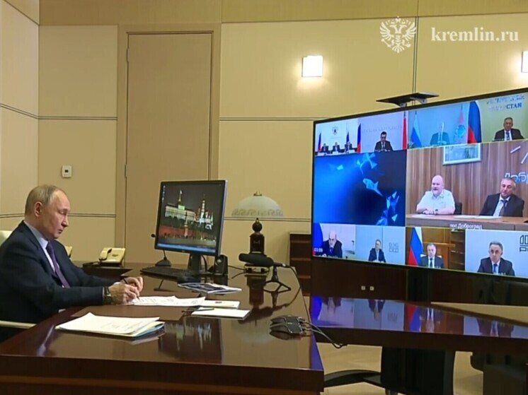 Путин на немецком языке пообщался с переехавшим в Доброград гражданином Германии