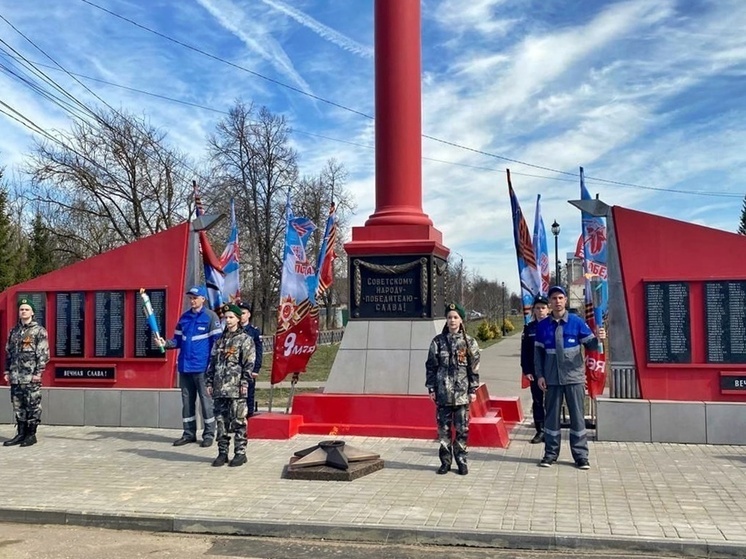 Во владимирском Костерево зажгли новый Вечный огонь