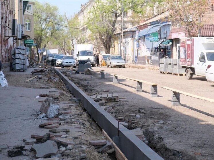 В Астрахани начали ремонт дороги к храмам