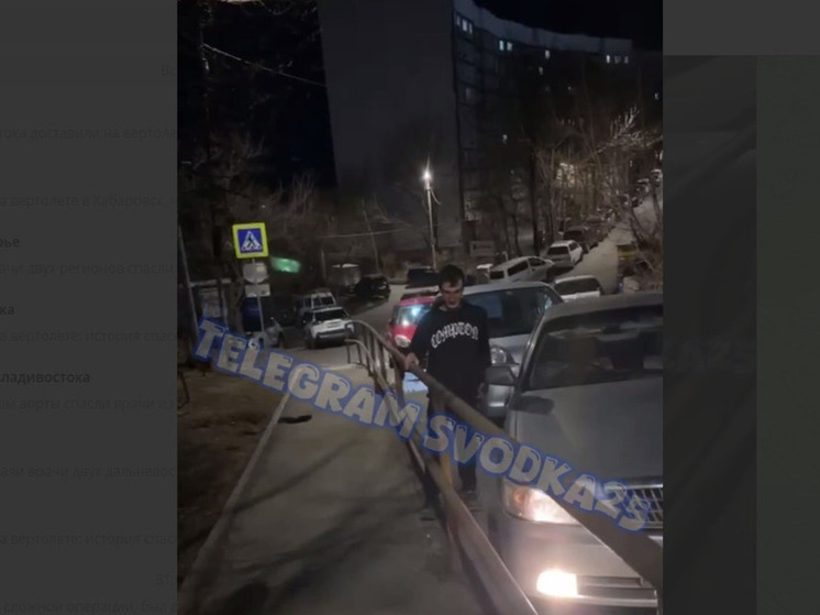 Пьяный мужчина попытался угнать автомобиль и устроил ДТП во Владивостоке