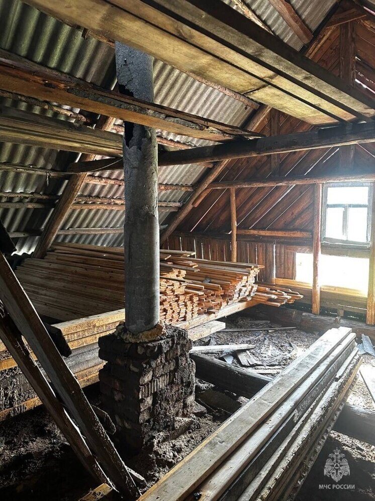 Пожарные спасли жилой дом в Великолукском районе