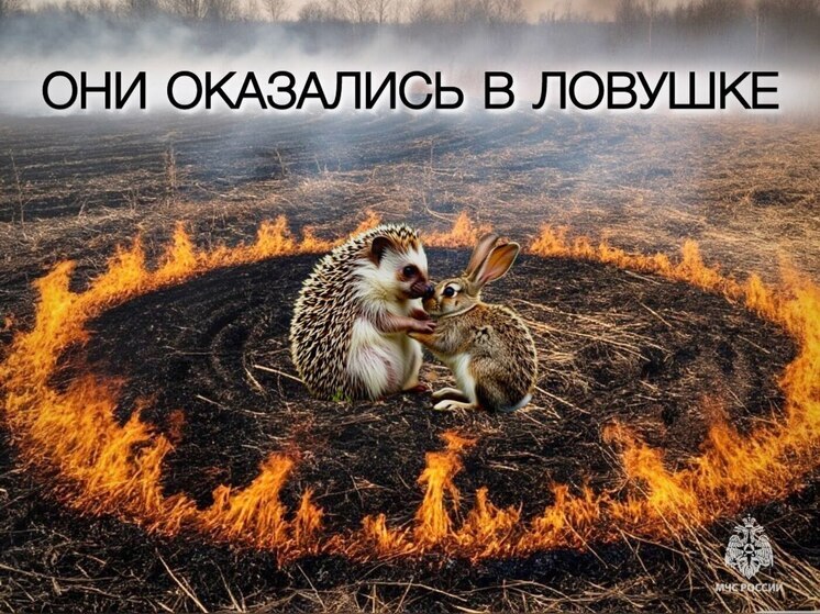 Жителям Псковской области напомнили про опасность палов травы