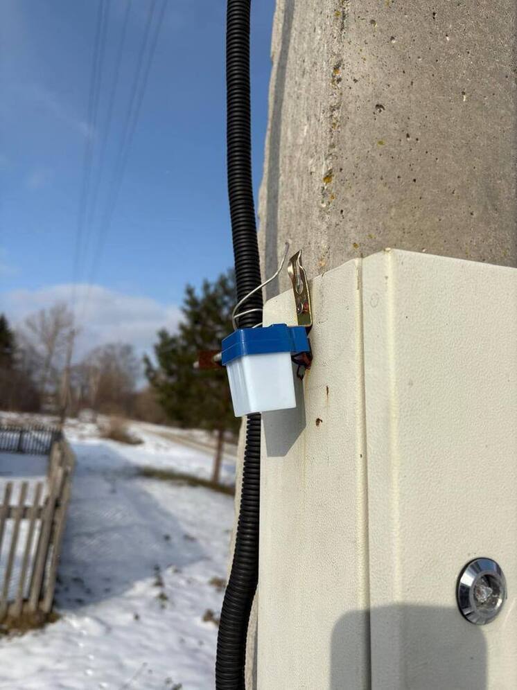 В Жиздринском районе восстановили уличное освещение в деревне