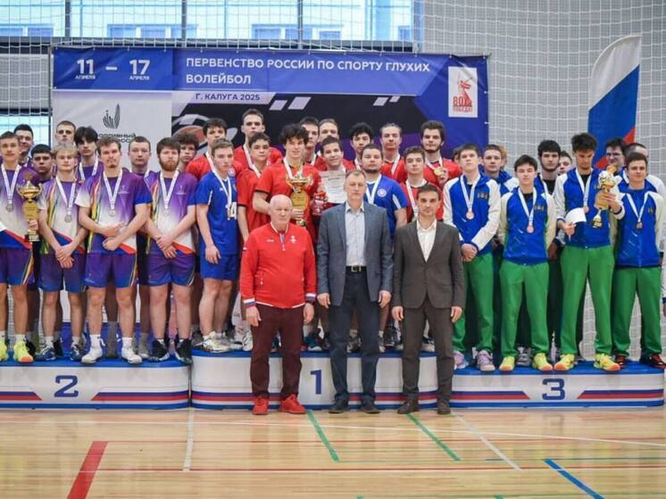 Калужские сборные стали лучшими на очередном первенстве России