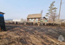 Двое детей случайно подожгли забор и траву возле своего дома в селе Газимуро-Заводского округа Забайкальского края