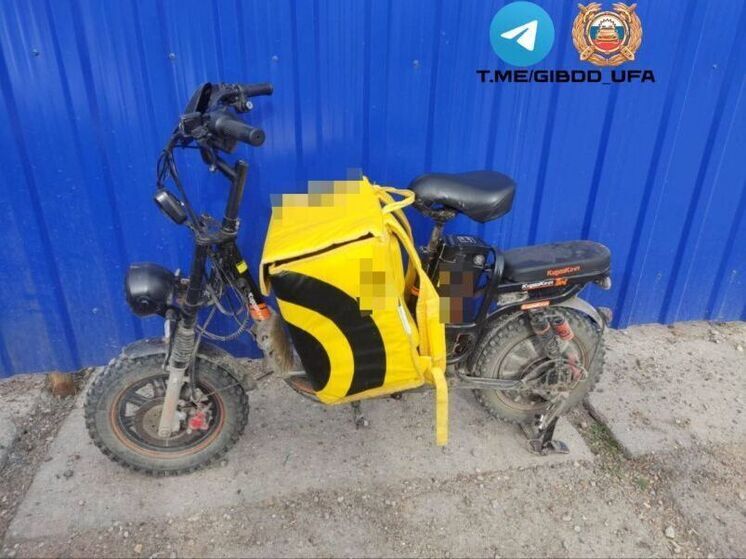 В Уфе доставщик пользовался мощным электровелосипедом без прав