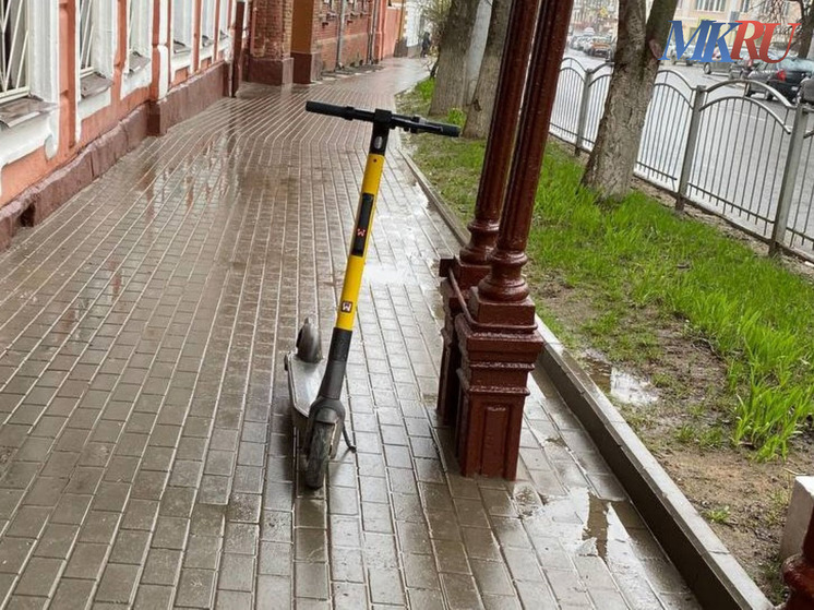 В Калуге брошенные самокаты будут увозить на штрафстоянку