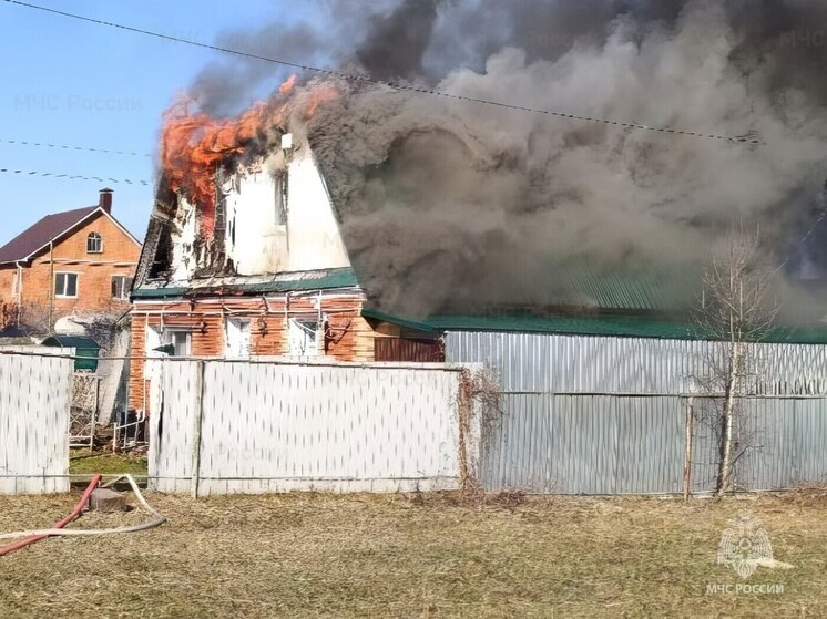 Частный дом сгорел в Ибресинском округе