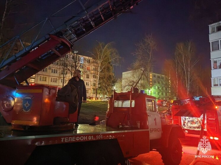 В Брянске при пожаре в пятиэтажке погиб ребенок