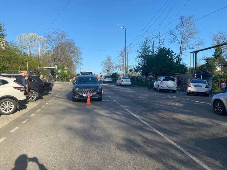 Женщина на Hyundai сбила восьмилетнего ребёнка в Центральном районе Сочи