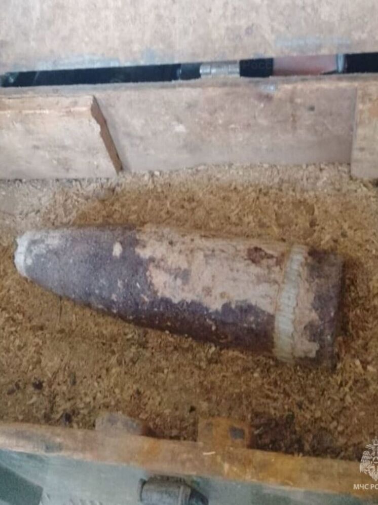 В Калужской области нашли артиллерийский снаряд